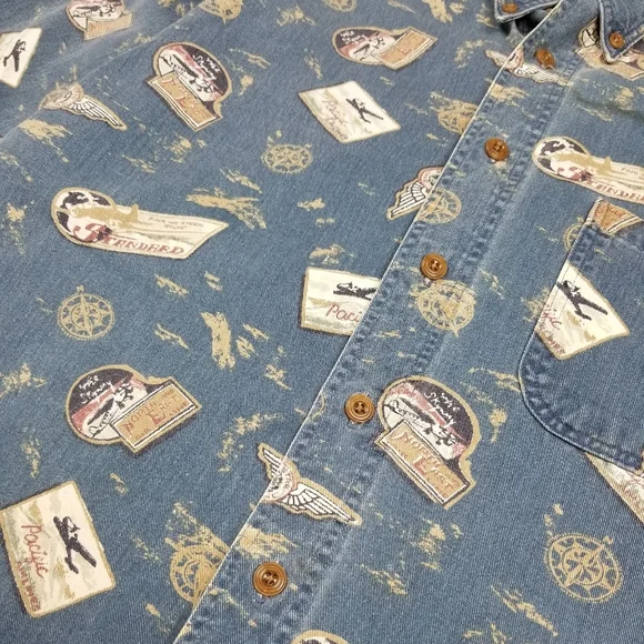 VTG 90's 00's Woolrich Aviation Airplanes Graphic - Picture 3 of 7